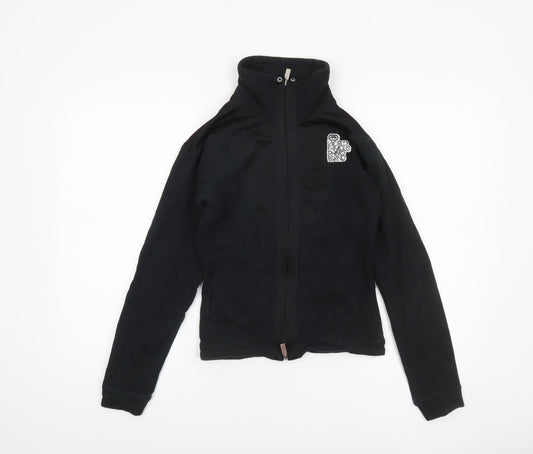 Ecko Red Women's Black XS Bomber Jacket with Embroidered Logo