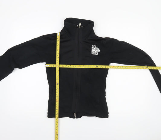 Ecko Red Women's Black XS Bomber Jacket with Embroidered Logo