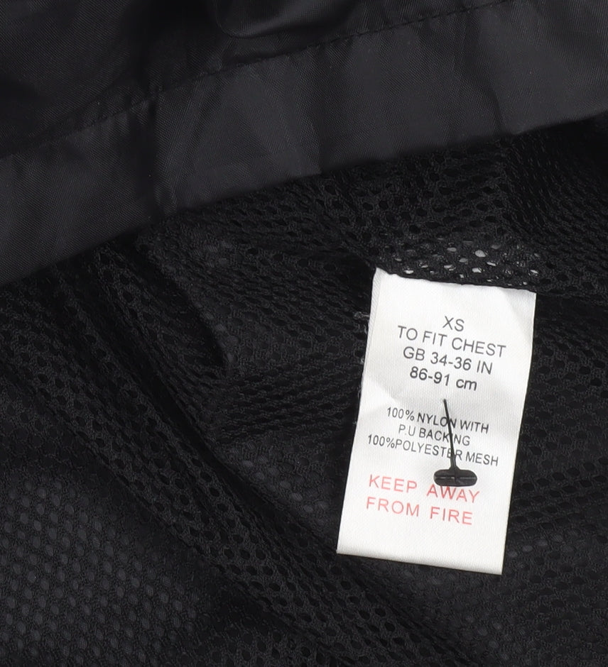 Highmount Men's Black XS Hooded Windbreaker Jacket