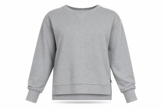 Womens UK XS Regular Nike Grey Pullover Sweatshirt