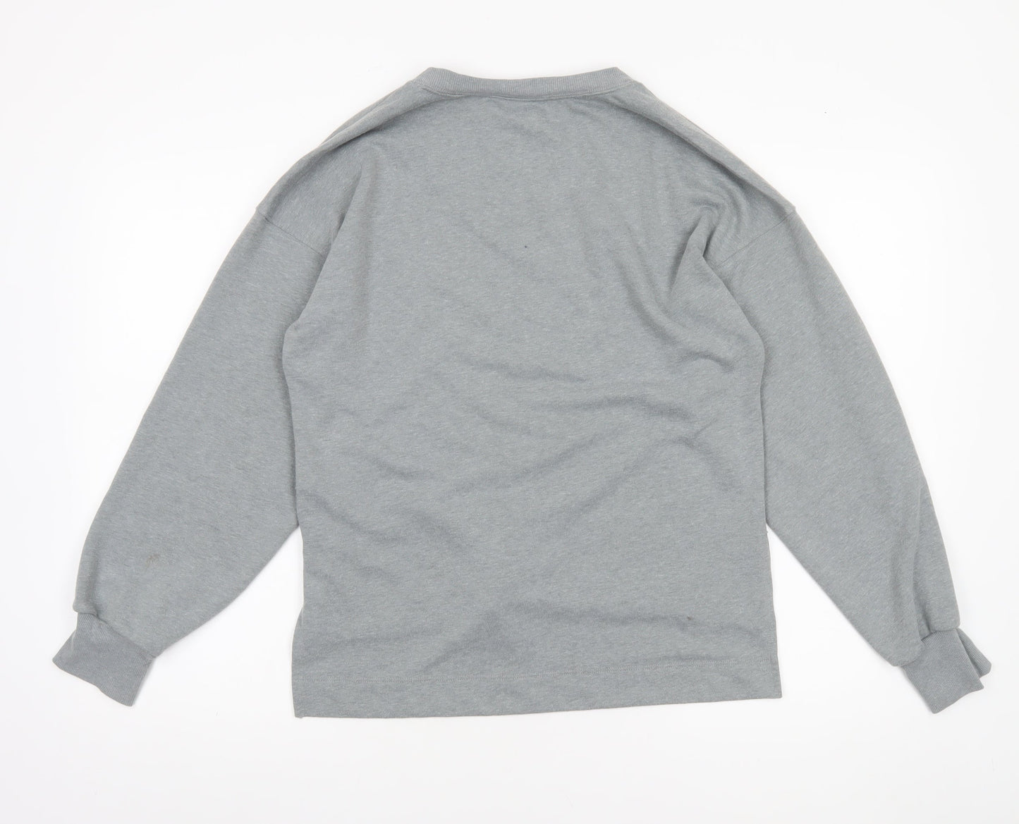 Womens UK XS Regular Nike Grey Pullover Sweatshirt