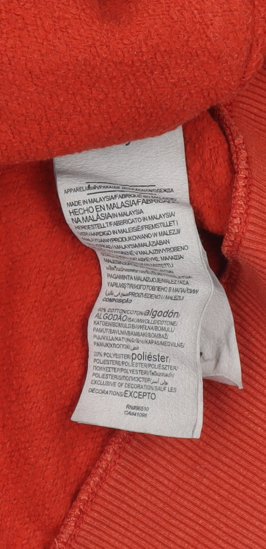 Mens UK M Relaxed Under armour Red Pullover Hoodie