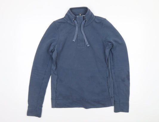 Womens UK 8 Regular Fat Face Blue Pullover Sweatshirt