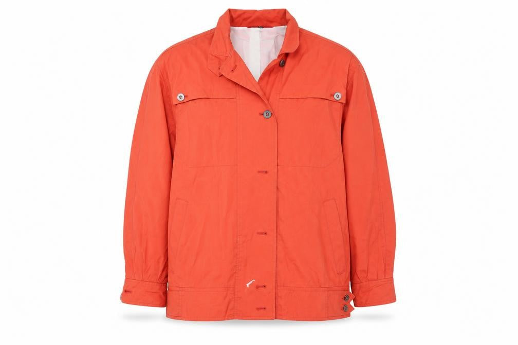 House of Fraser Women Red Cotton Basic Jacket Size 12