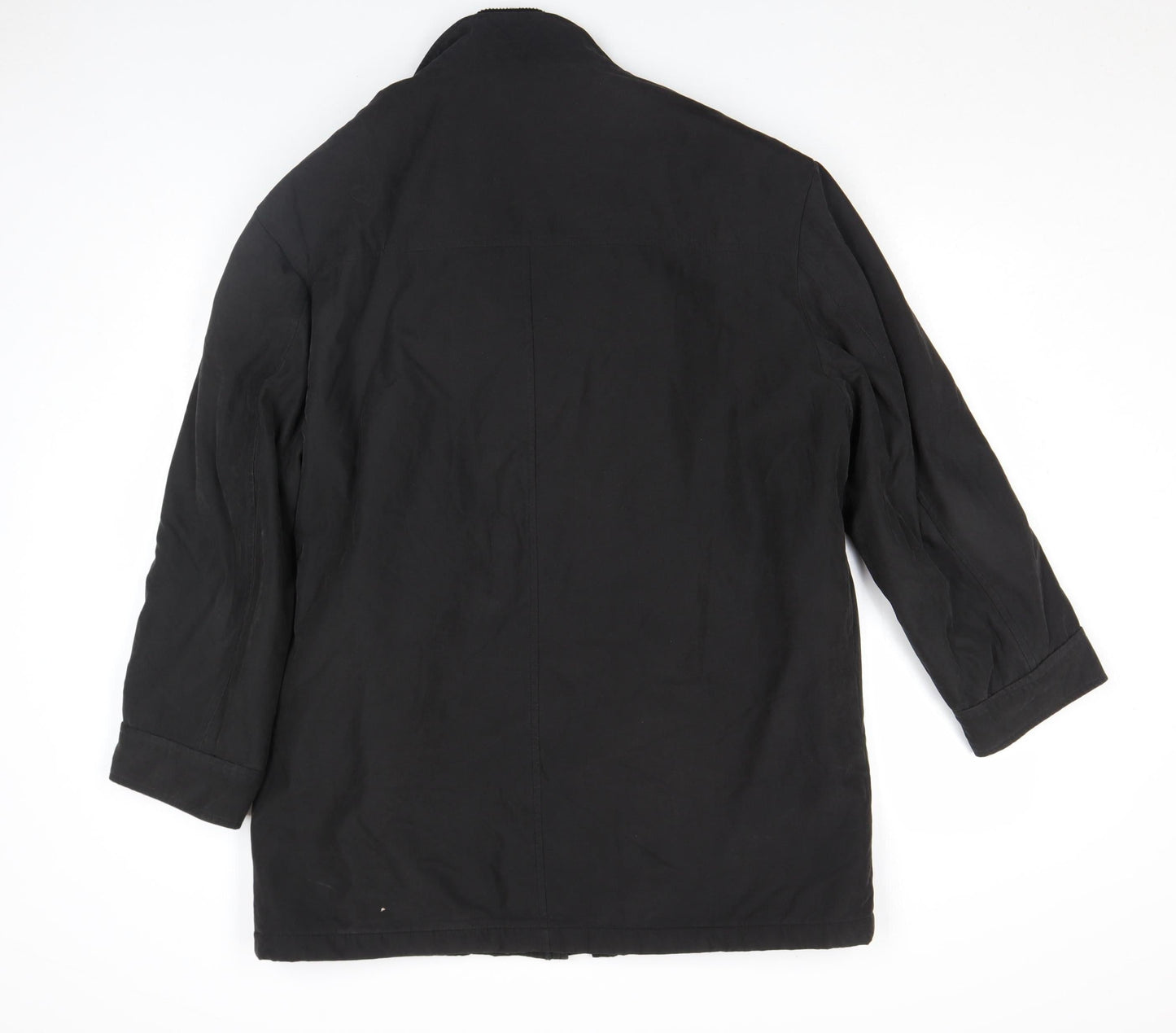 Thomas Nash Men's Black L Parka Jacket Polyester Nylon Lined