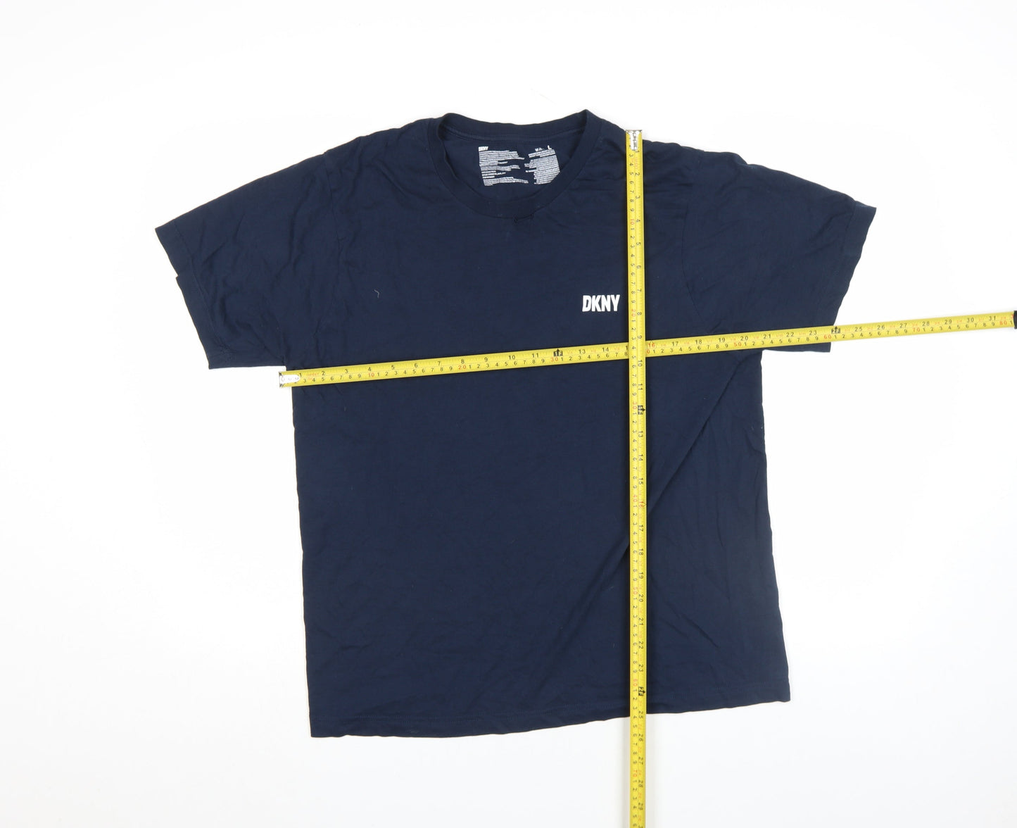 Mens UK Size L DKNY Blue  Cotton T-Shirt