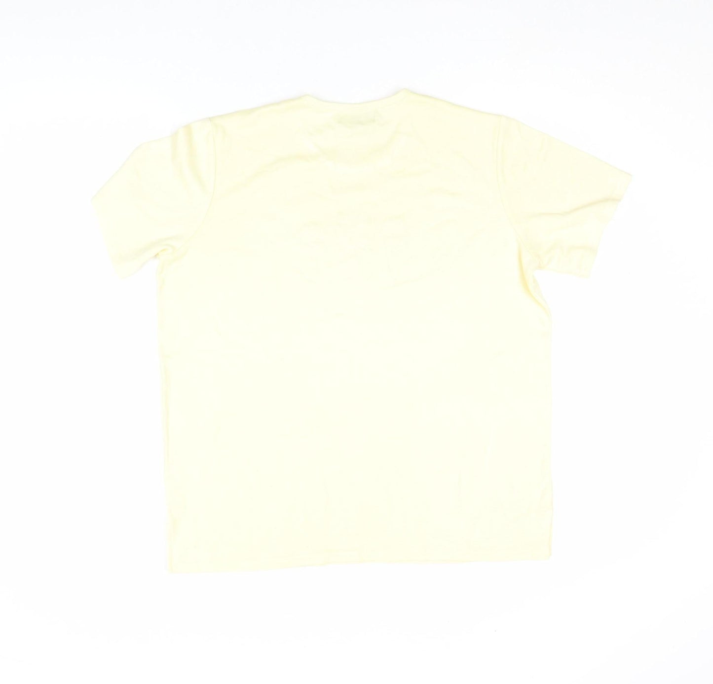 Next Womens Yellow Floral Cotton T-Shirt M Short Sleeve