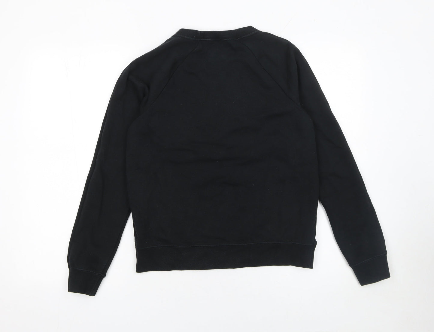 Womens UK XS Regular Nike Black Pullover Sweatshirt