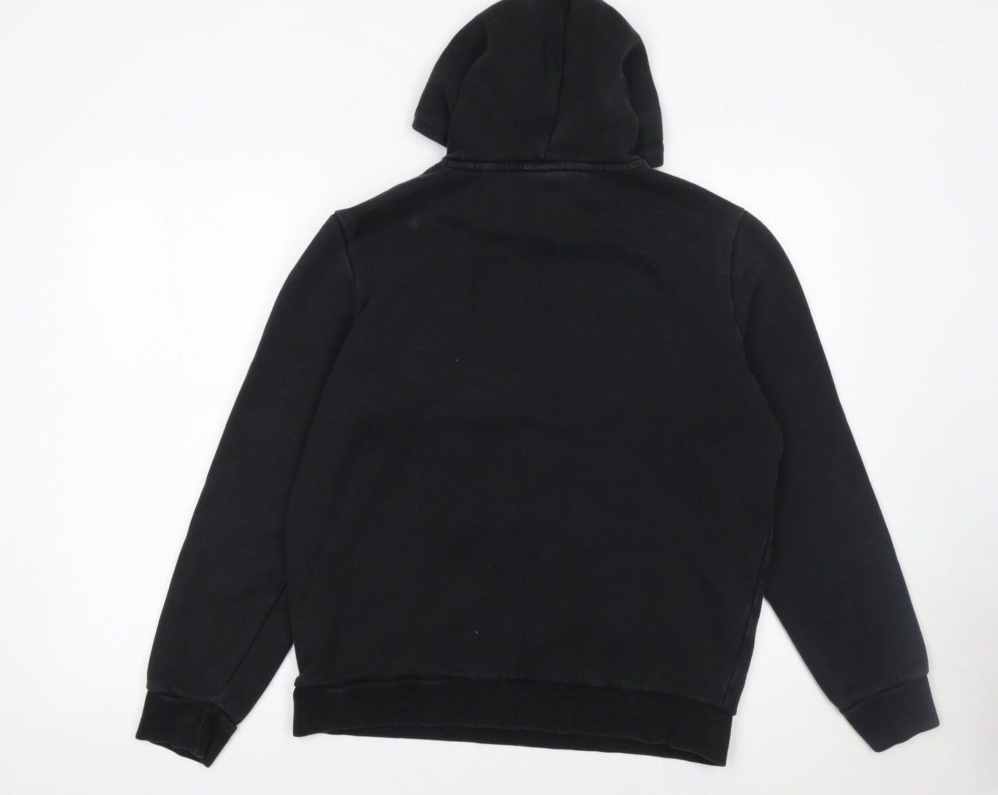 Mens UK M Regular PUMA Black Pullover Hoodie