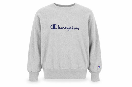 Womens UK M Regular Champion Grey Pullover Sweatshirt