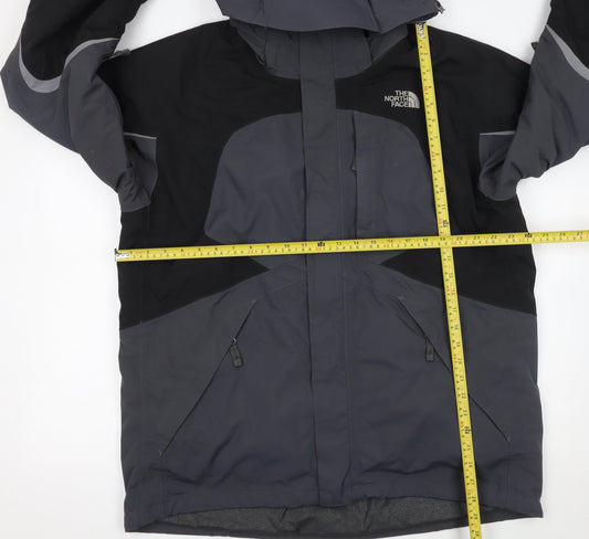 The North Face Men's Grey XL Waterproof Hooded Parka Jacket