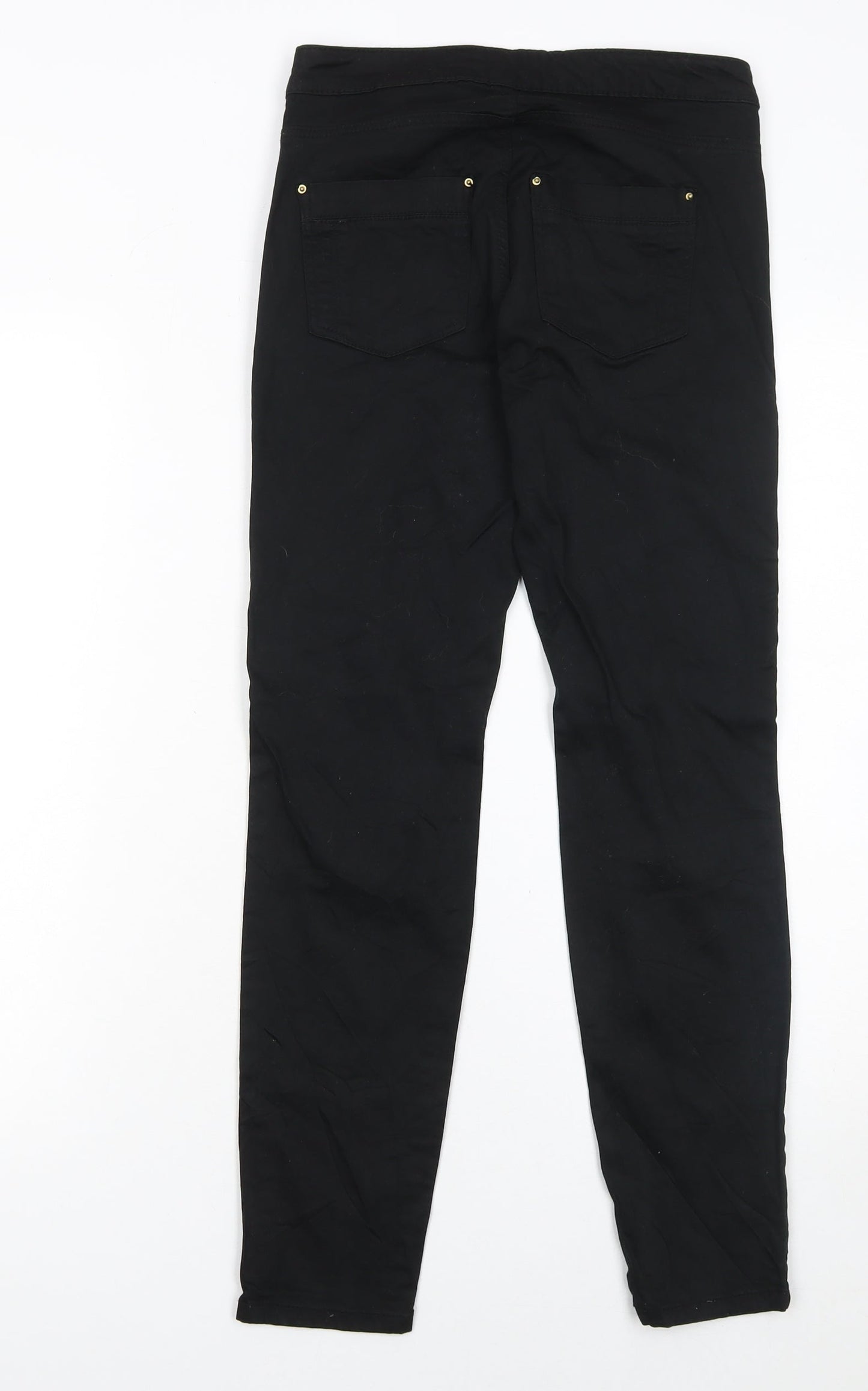 H&M Women's Black Jegging Jeans Size 6 Slim Fit Mid Rise