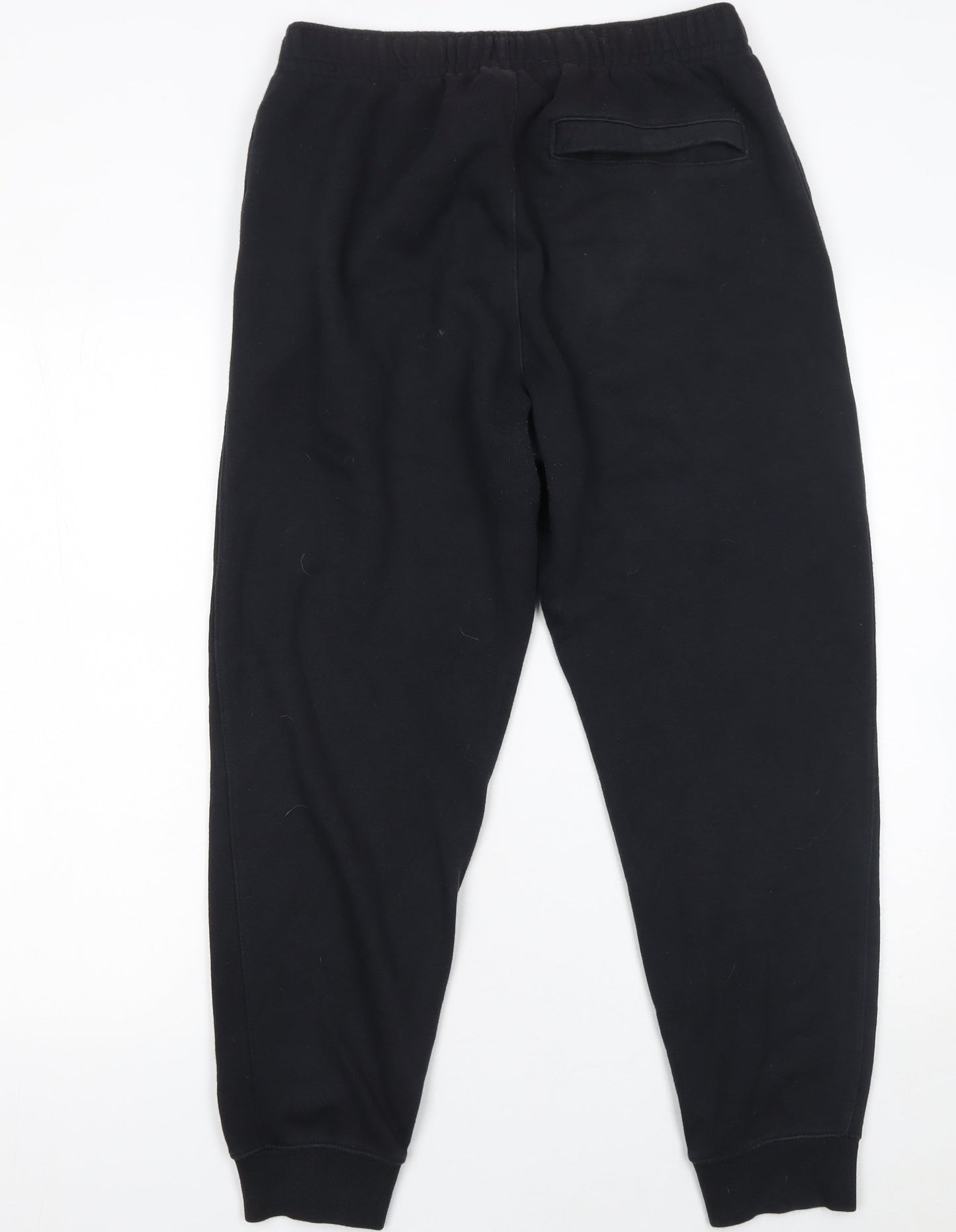 Nike Womens Black Fleece Jogger Sweatpants M Elastic Waist Pockets