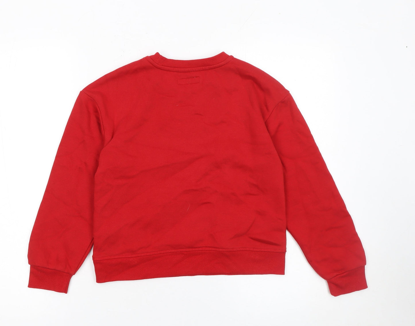 Primark Boys Red Wild Soul Rodeo Days Graphic Pullover Sweatshirt 8-9 Years