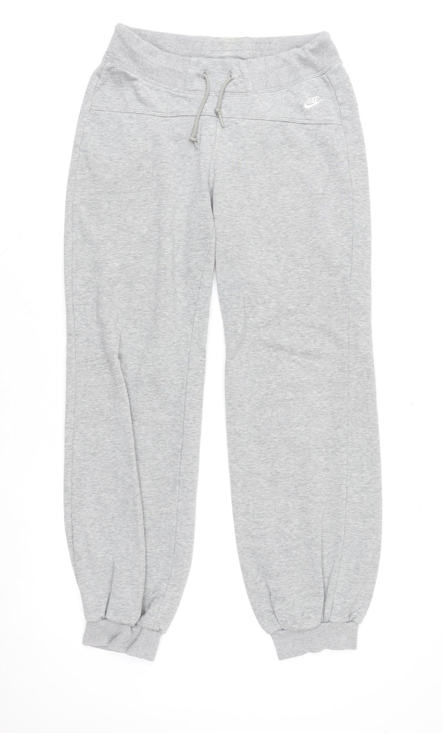 Nike Men’s Grey Jogger Sweatpants S Regular Fit Cotton Blend