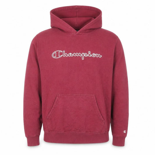 Mens UK L Regular Champion Red Pullover Hoodie