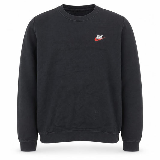 Mens UK S Regular Nike Black Pullover Sweatshirt