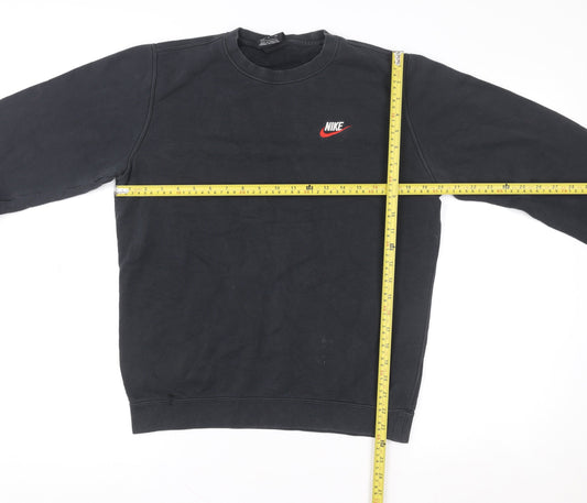 Nike Men's Black Small Pullover Crew Neck Sweatshirt