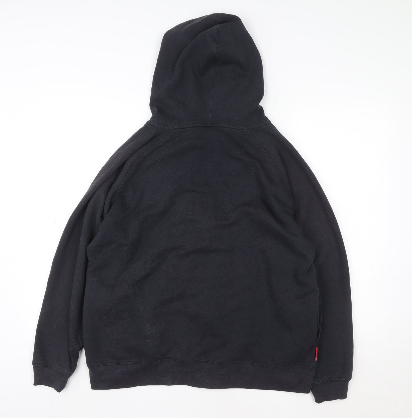 Womens UK S Regular Reebok Black Full Zip Hoodie
