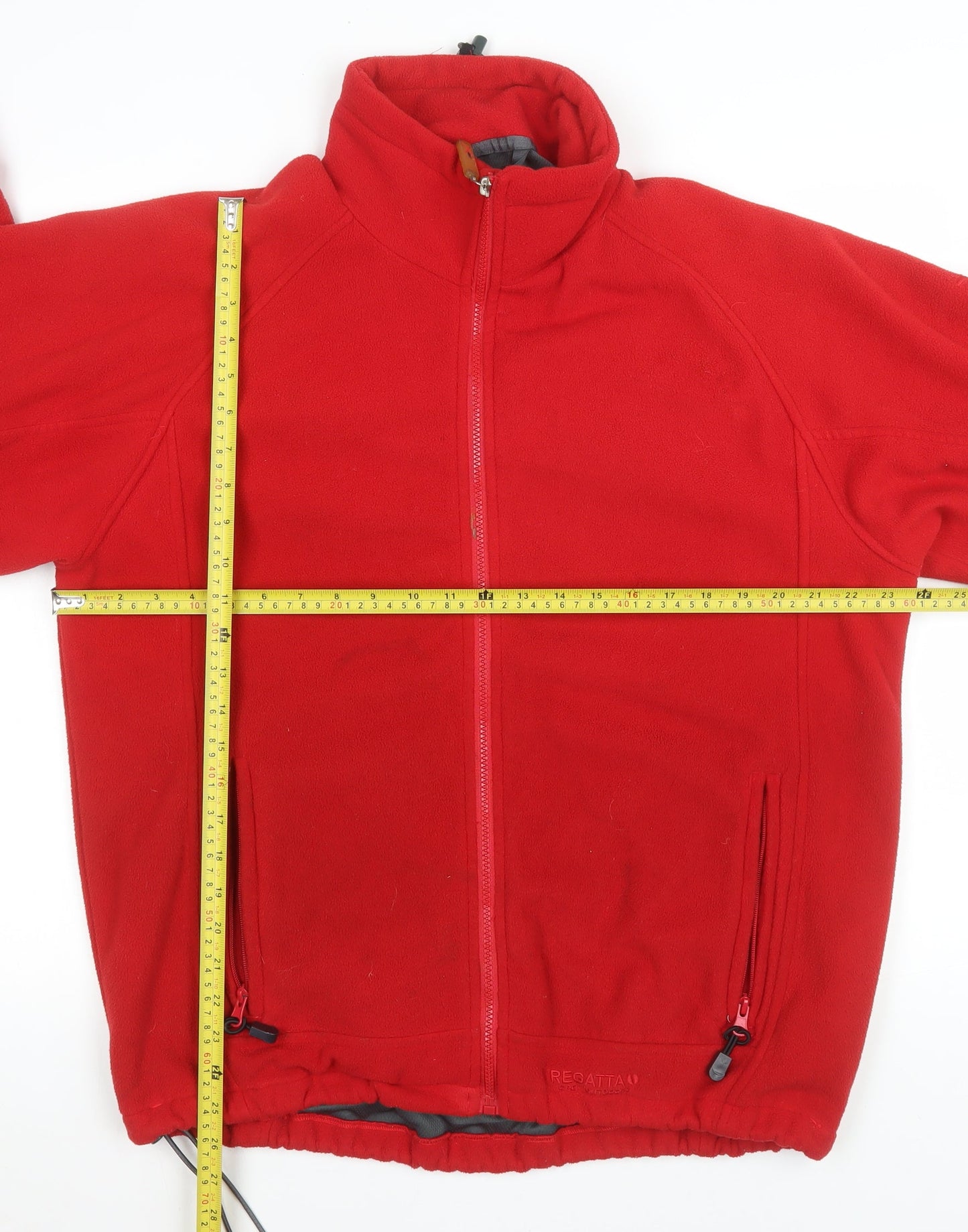 Mens UK S Regular Regatta Red Full Zip Sweatshirt