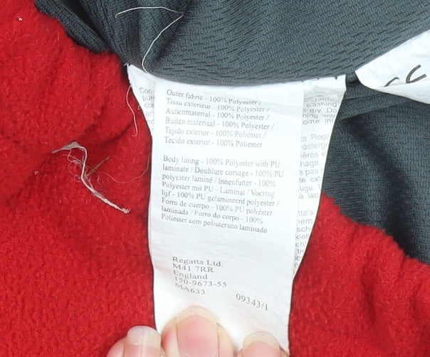 Mens UK S Regular Regatta Red Full Zip Sweatshirt