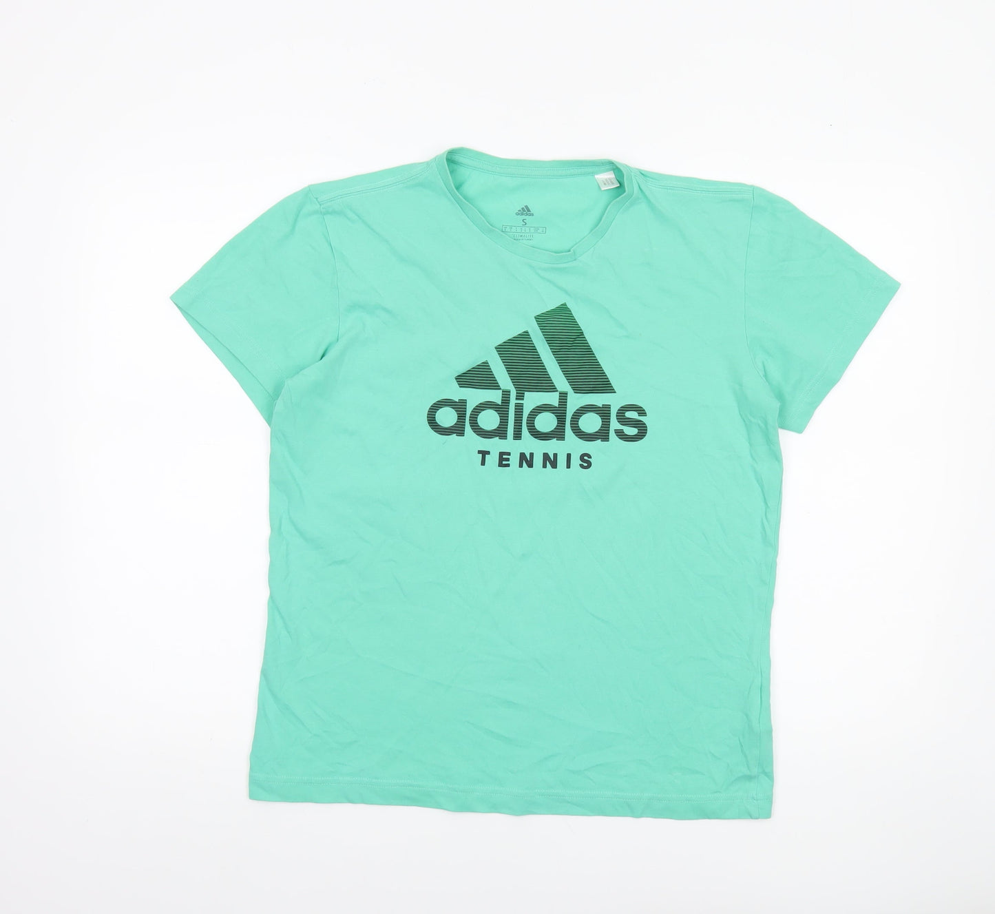 Adidas Women's Green Climalite Tennis T-Shirt Size S