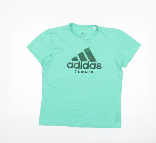 Adidas Women's Green Climalite Tennis T-Shirt Size S