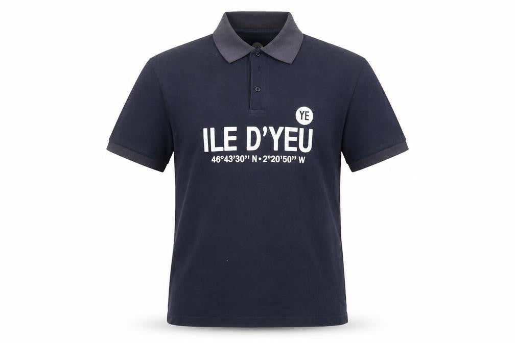 YE Collection Men's Black Cotton Polo Shirt M Regular Fit