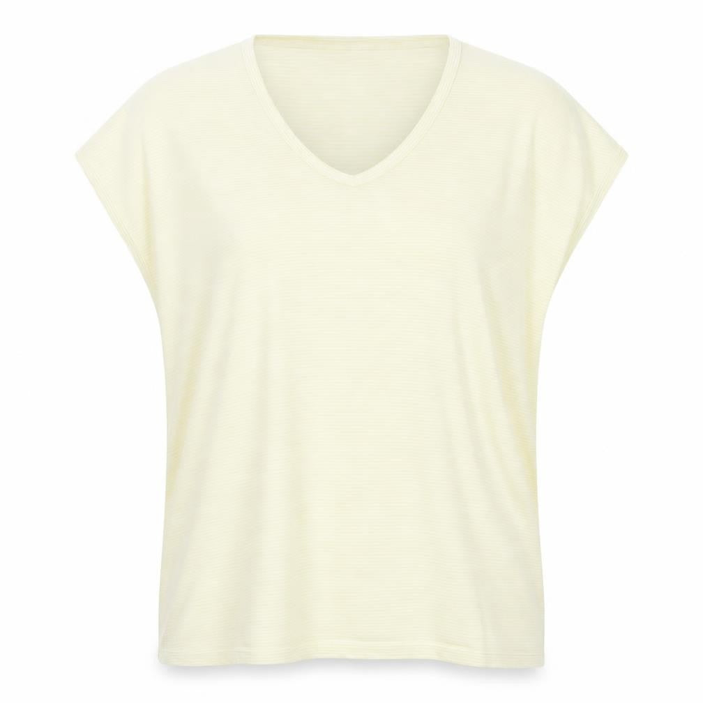 Marks and Spencer Women’s Light Citrus V-Neck Jersey T-Shirt Size 12