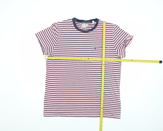 Mens UK Size XL Jack Wills Pink  Cotton T-Shirt