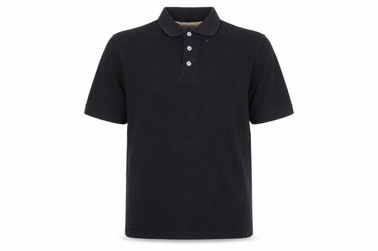 Urban Spirit Men's Black Cotton Short Sleeve Polo Shirt Size M