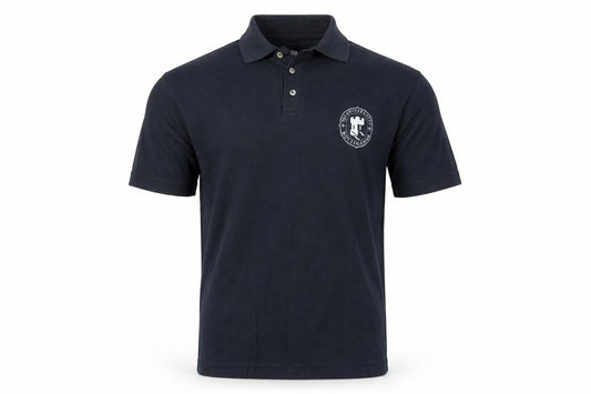 Airak Men's Black Short Sleeve University Polo Shirt Size M