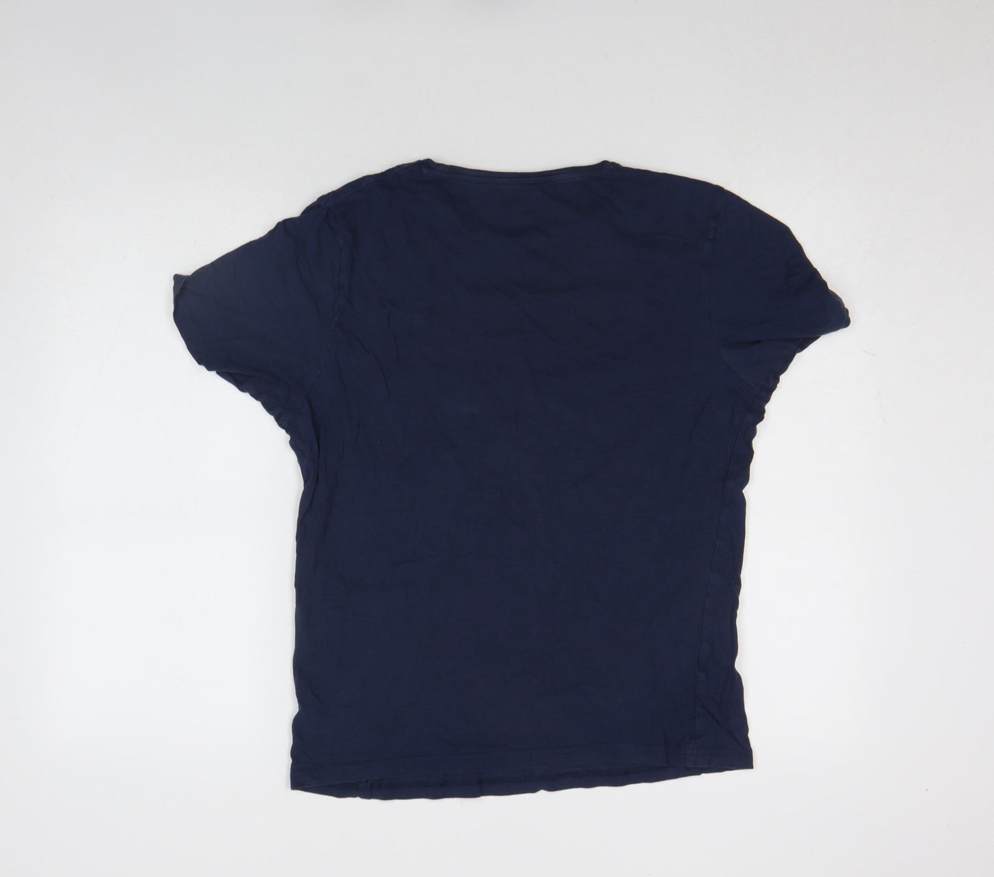 Mens UK Size M Farah Blue  Cotton T-Shirt