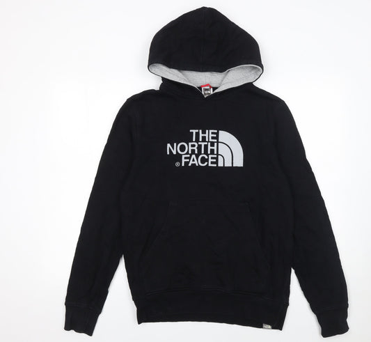 The North Face Men’s Black Pullover Hoodie S Regular Fit Logo Outdoor