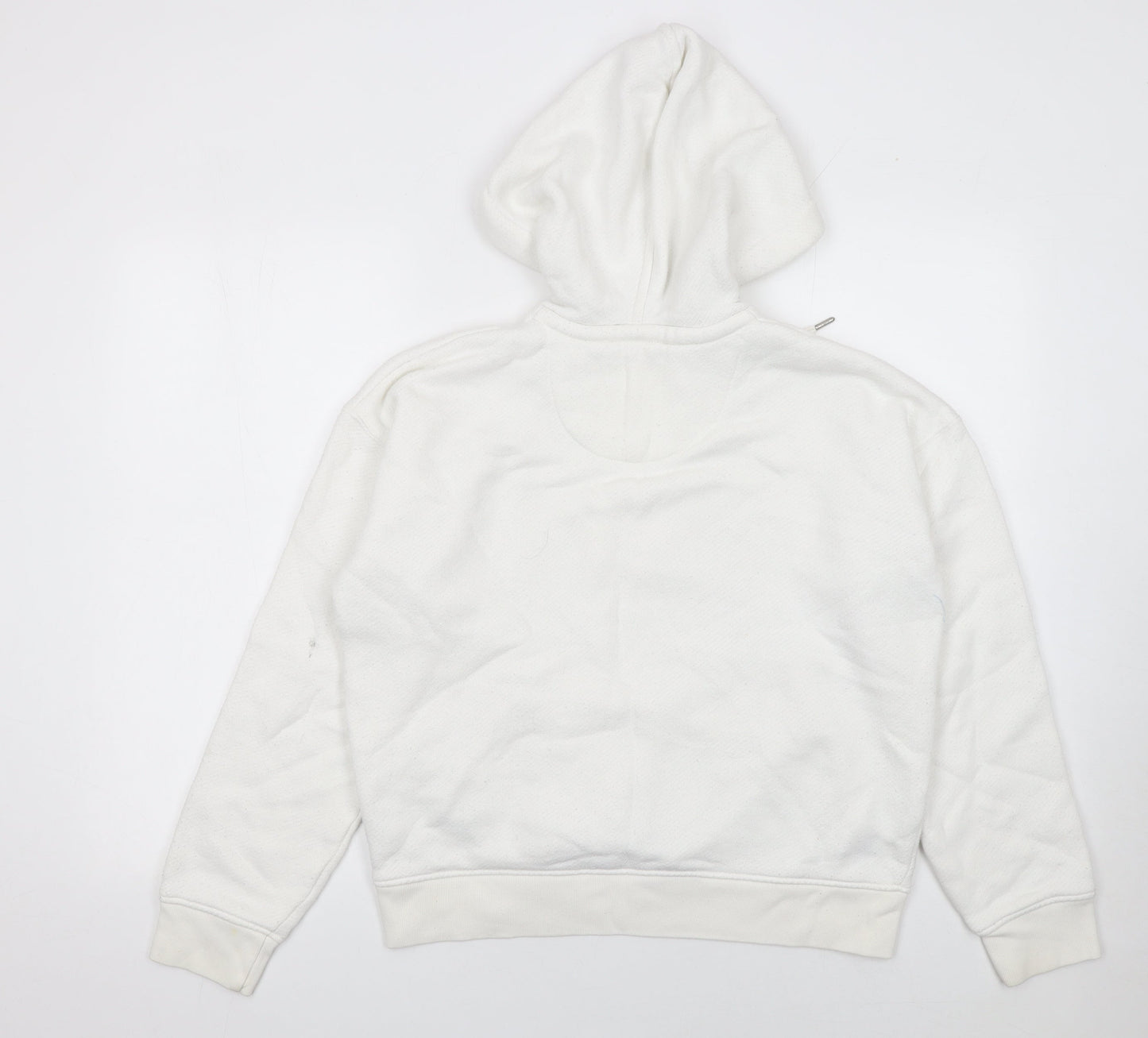 Womens UK 12 Regular Jack Wills White Pullover Hoodie