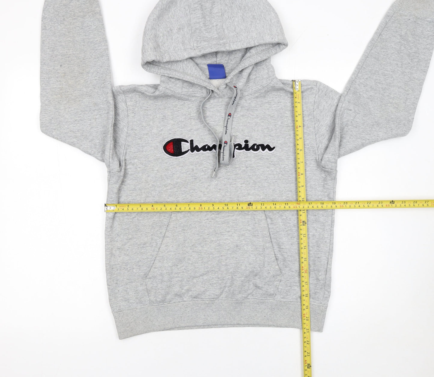Womens UK M Regular Champion Grey Pullover Hoodie
