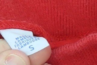 Adidas Men's Red Jogger Sweatpants Small Logo Striped Track Trousers