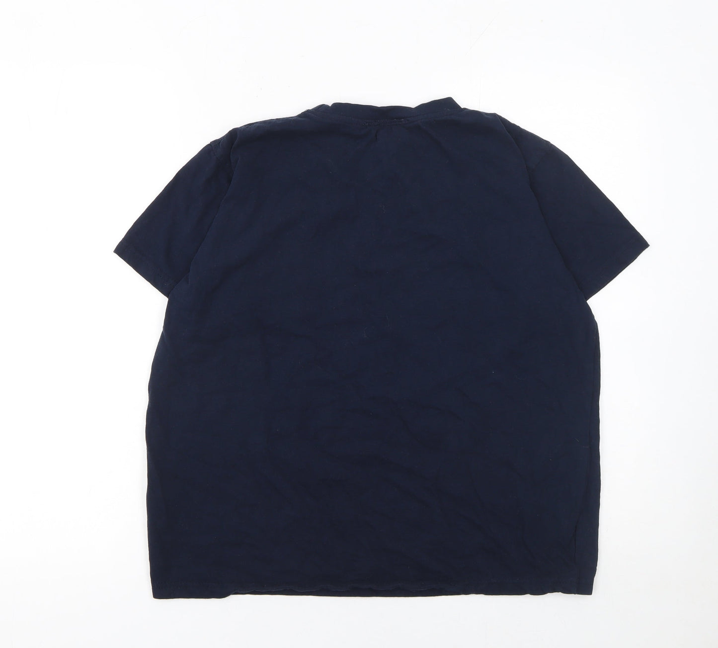 Huddersfield Town Boys Blue 11-12 Yrs Cotton Football T-Shirt