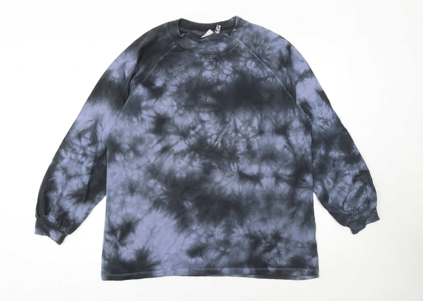 ASOS Women’s Multicoloured Tie-Dye Long Sleeve Cotton T-Shirt UK 8