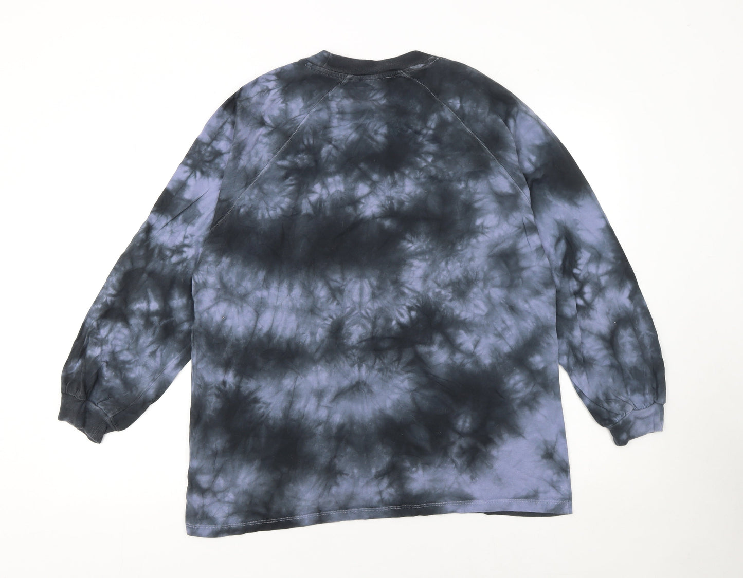 ASOS Women’s Multicoloured Tie-Dye Long Sleeve Cotton T-Shirt UK 8
