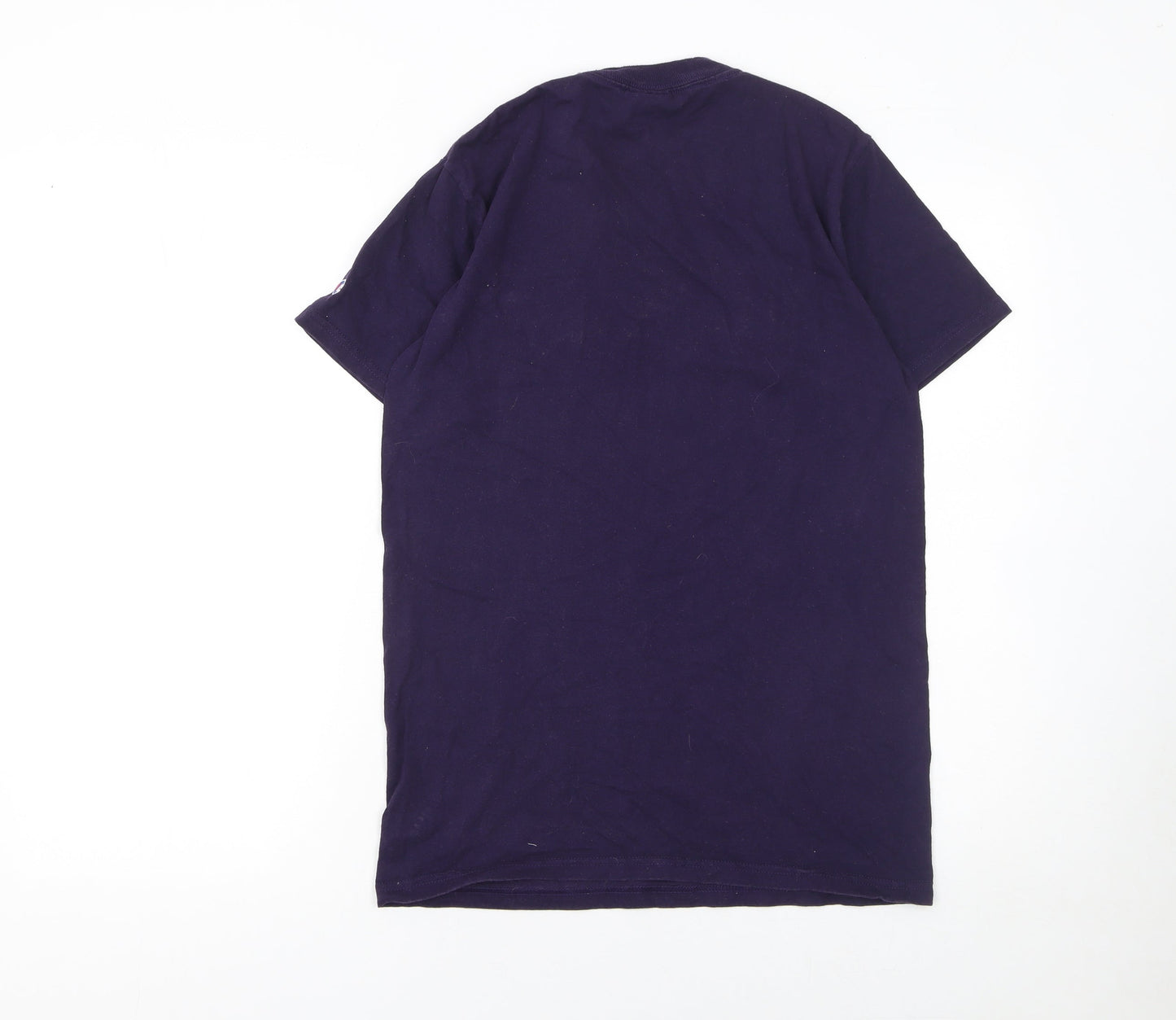 Mens UK Size S Champion Purple  Cotton T-Shirt
