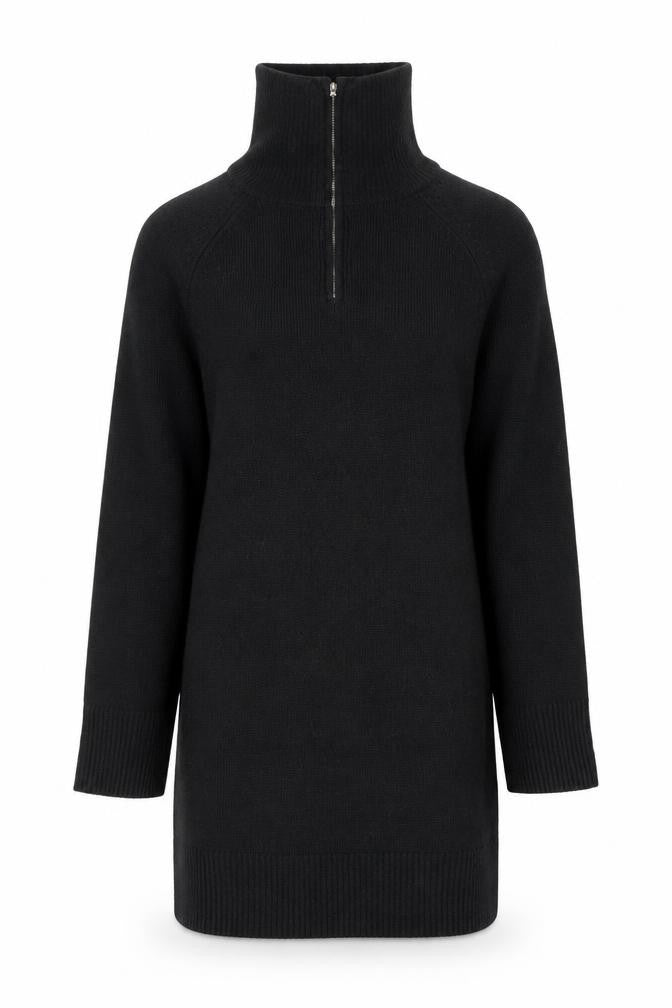 New Look Women’s Black High Neck Long Sleeve Jumper Dress Size S