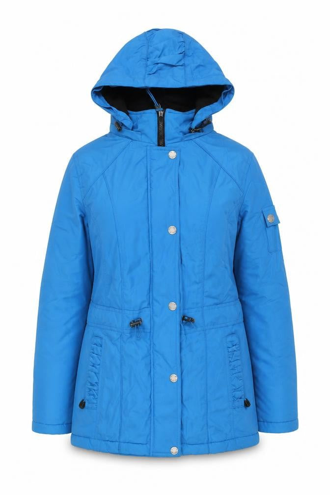 Marks and Spencer Womens Blue Hooded Parka Jacket Size L
