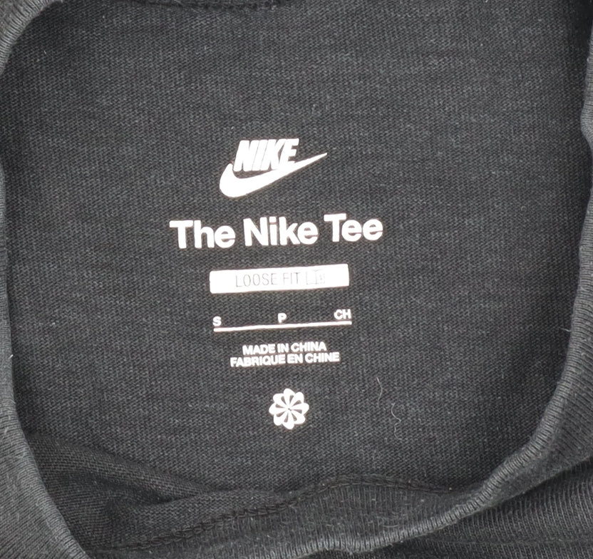 Mens UK Size S Nike Black  Cotton T-Shirt