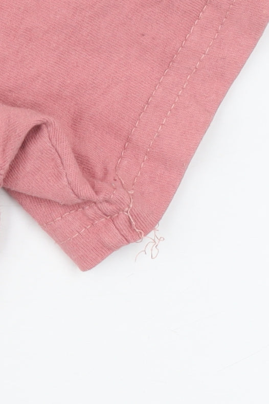 Superdry Womens Pink Graphic Logo T-Shirt UK 12 Short Sleeve Cotton