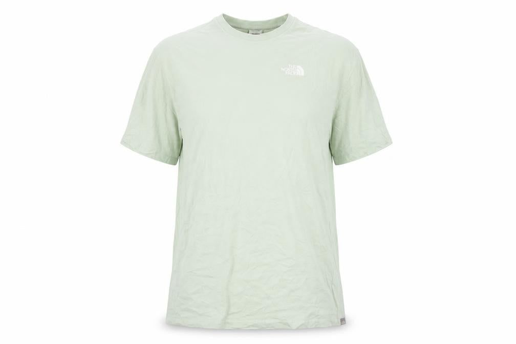 Womens UK Size XS The North Face Green 100% Cotton T-Shirt