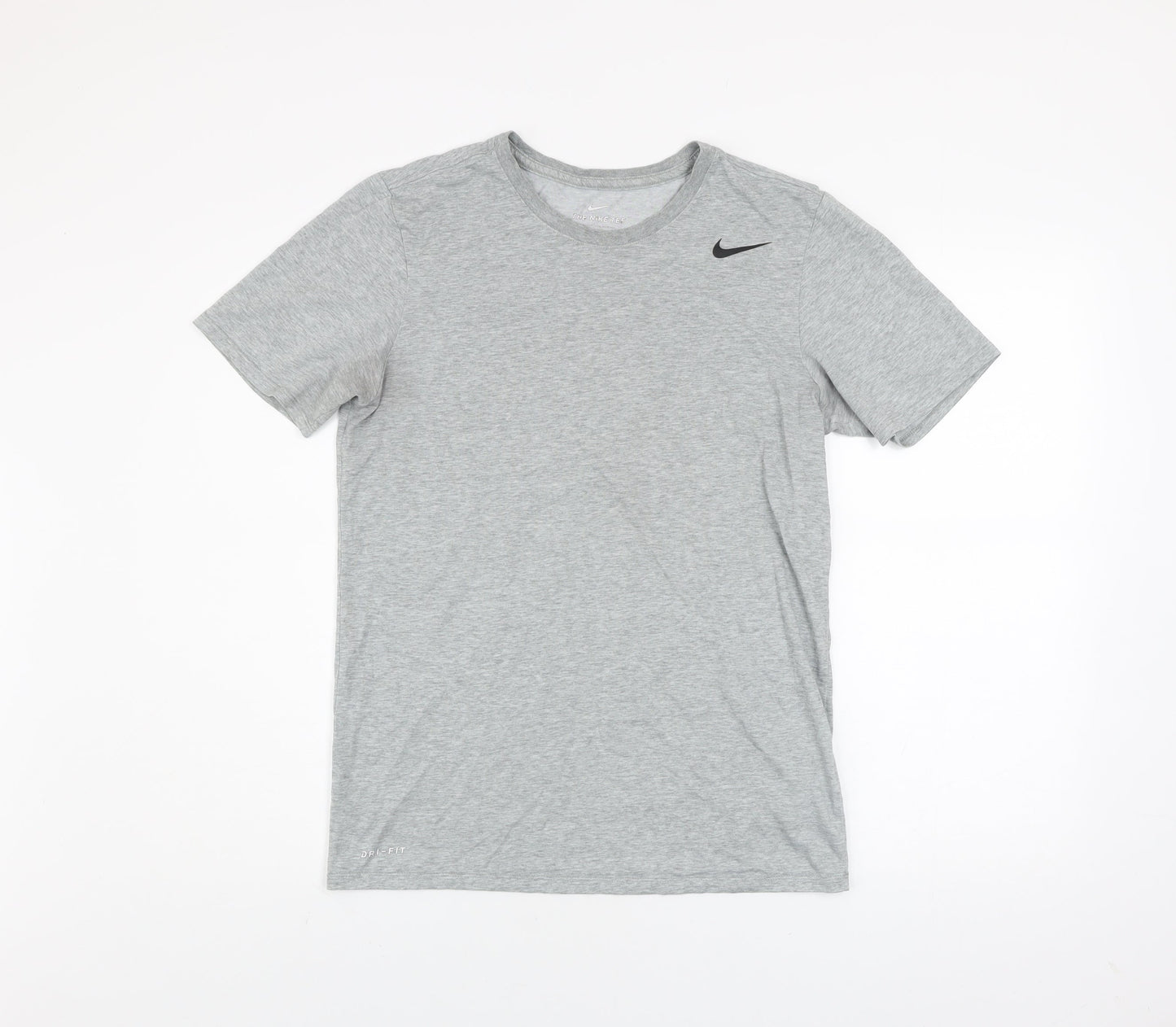 Nike Men's Grey Dri-Fit Athletic T-Shirt Small