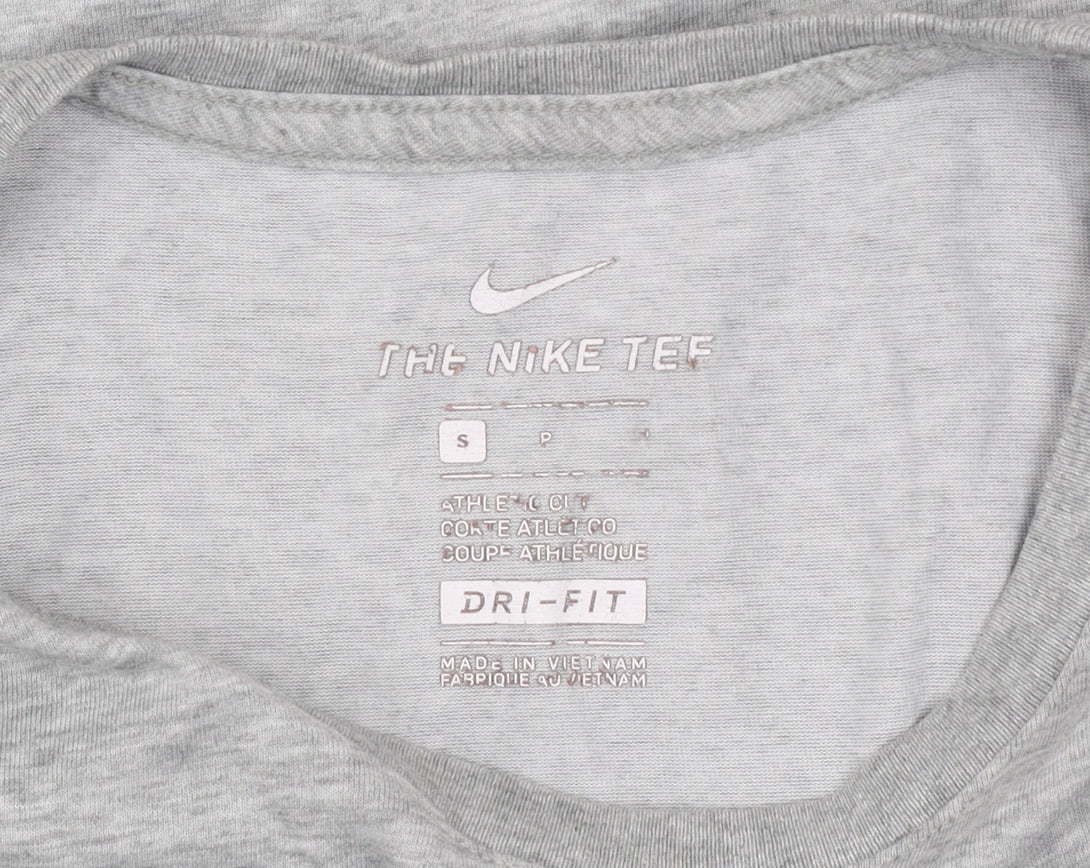 Nike Men's Grey Dri-Fit Athletic T-Shirt Small