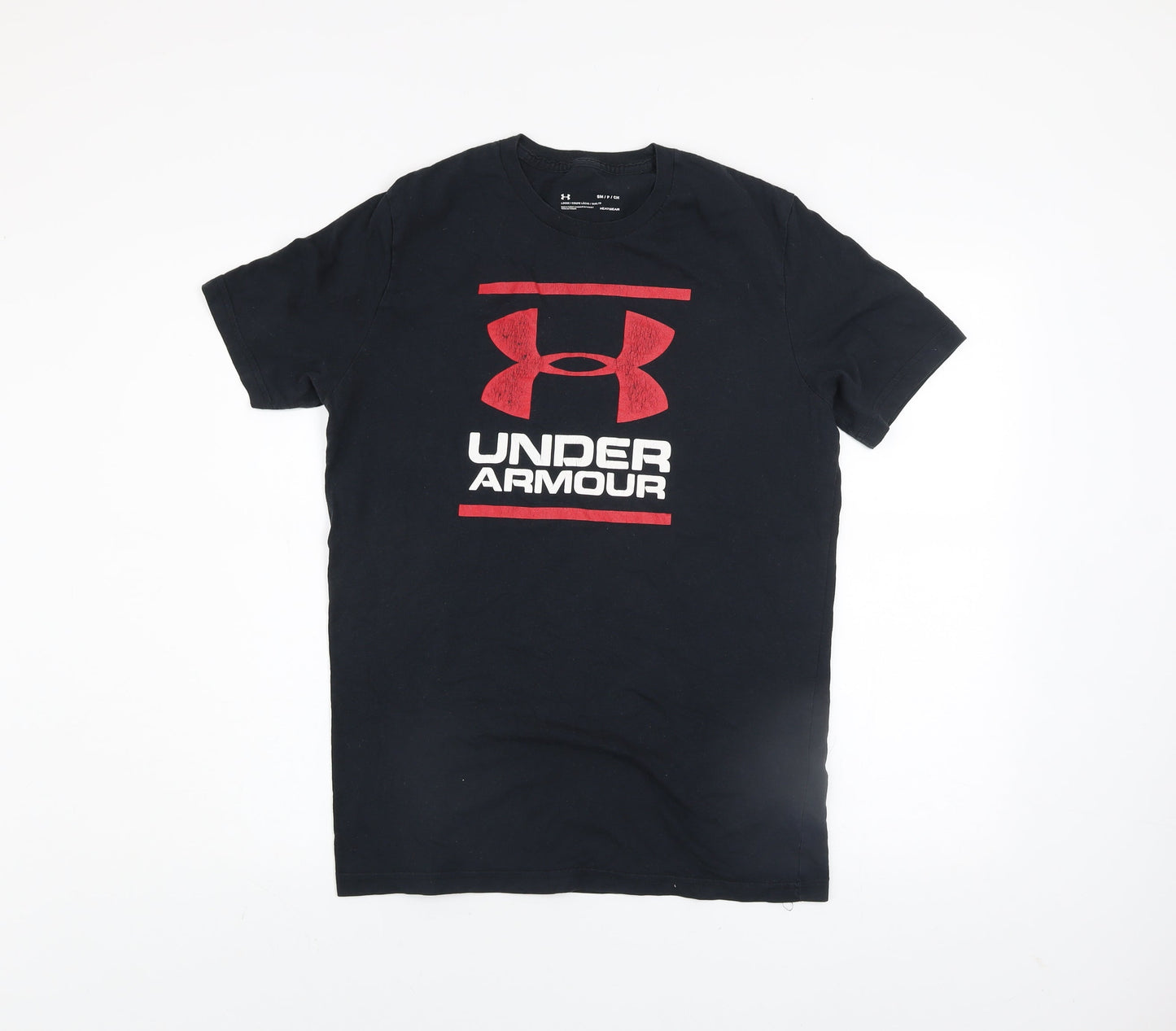 Mens UK Size S Under armour Black  Polyester T-Shirt