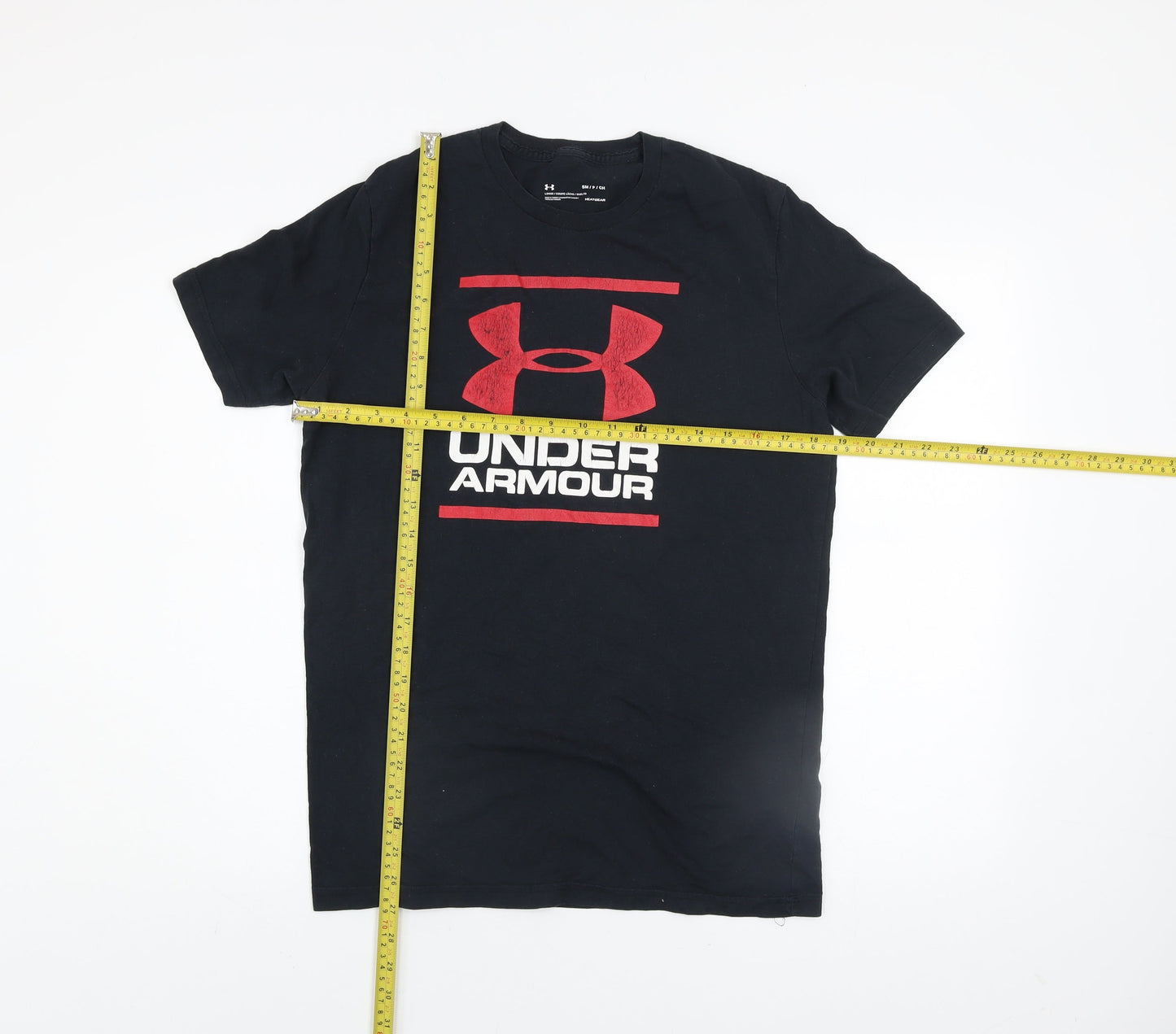 Mens UK Size S Under armour Black  Polyester T-Shirt